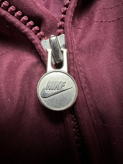 Nike Vintage Bomber Track Jacket Swoosh Zip-Up y2k 90s USA