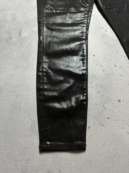 Allsaints Women’s Alex Coated Jeans Luxury High Rise Skinny