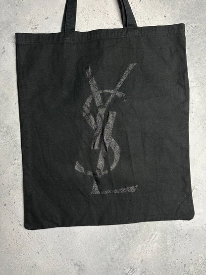 Yves Saint Laurent Beauty Shopper Bag Black y2k Italy YSL
