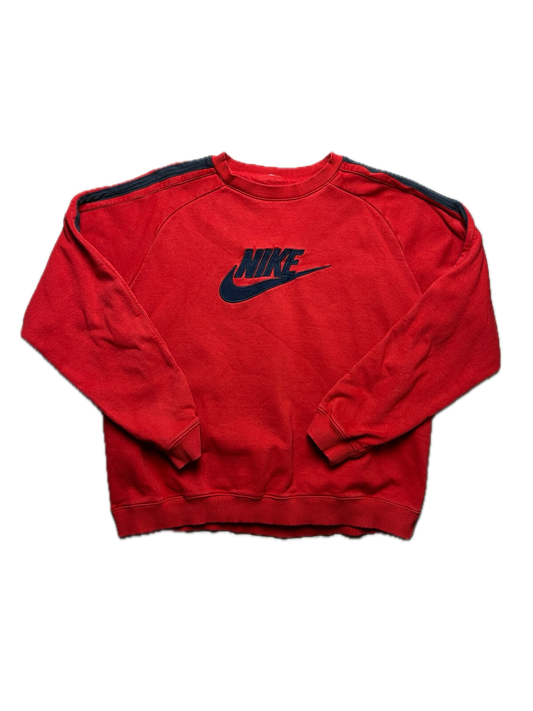 Nike Vintage Crewneck Center Logo Swoosh Hype Sweatshirt 90s