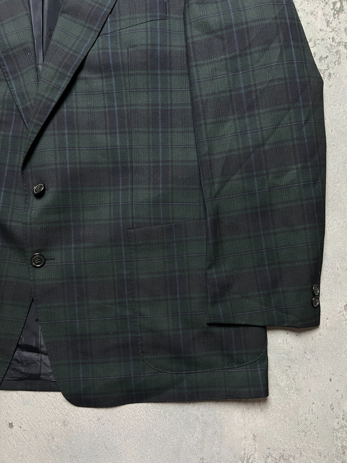 Vintage Yves Saint Laurent Blazer Jacket Plaid 80s Lux Item