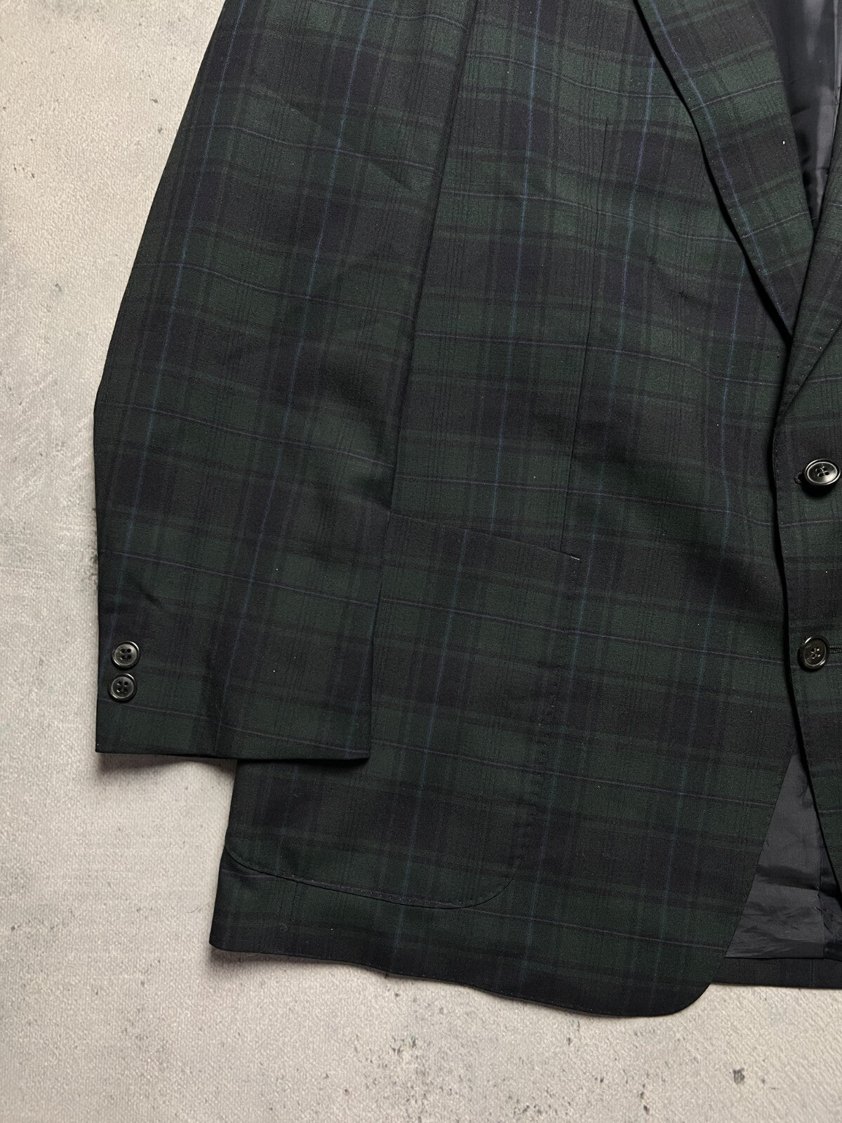 Vintage Yves Saint Laurent Blazer Jacket Plaid 80s Lux Item
