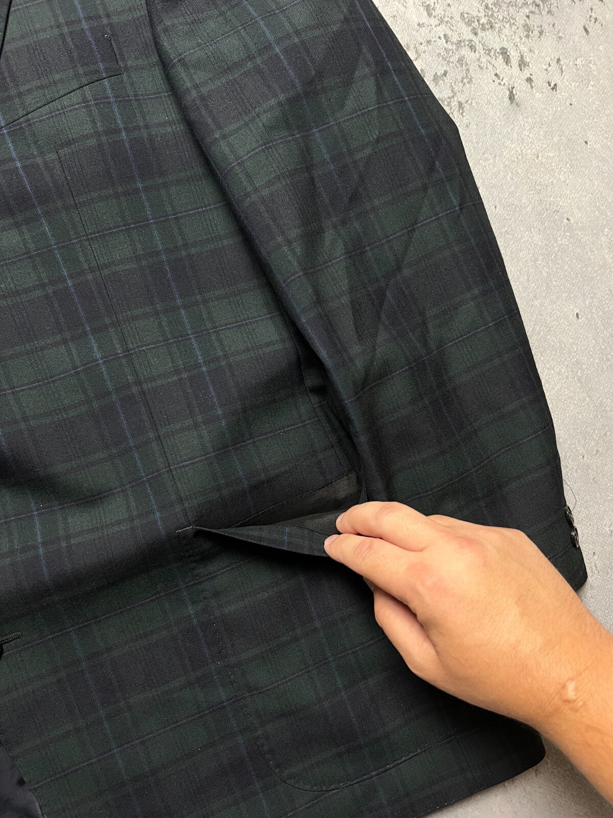 Vintage Yves Saint Laurent Blazer Jacket Plaid 80s Lux Item