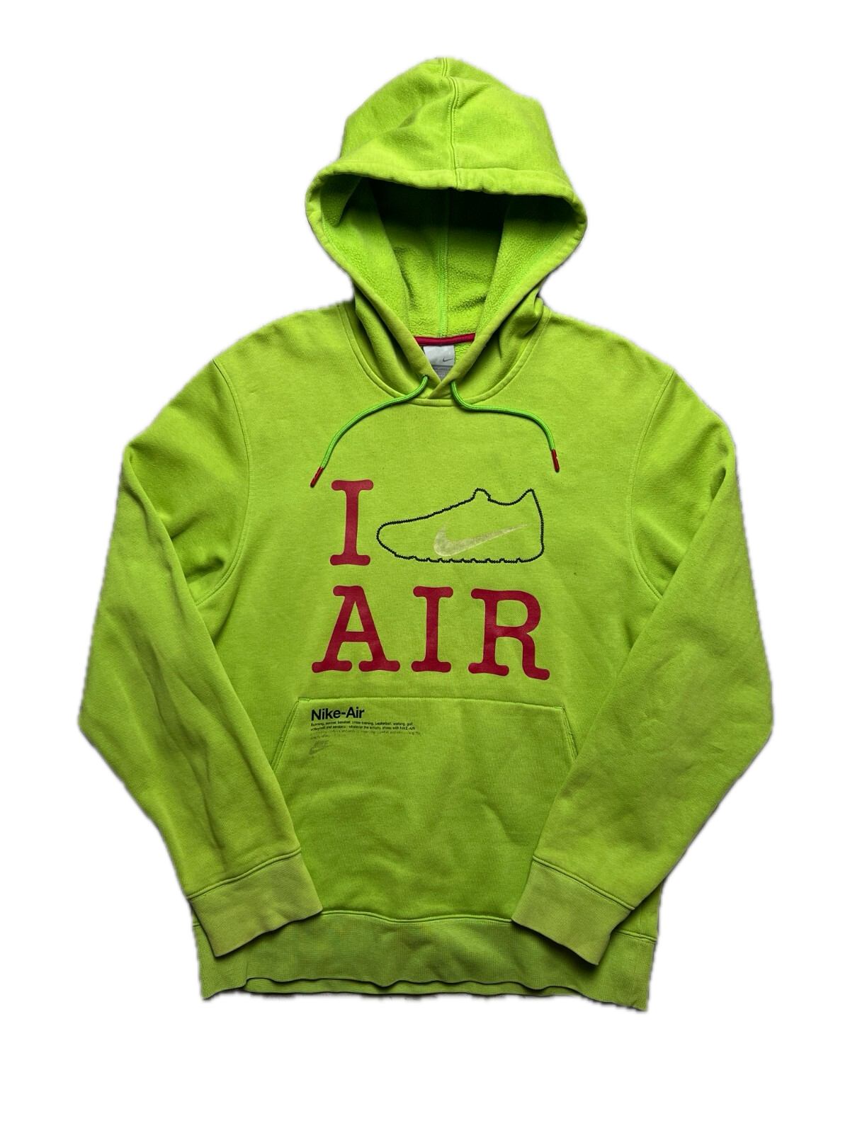 Nike Vintage Celebration Of Air Neon Green Pullover Hoodie
