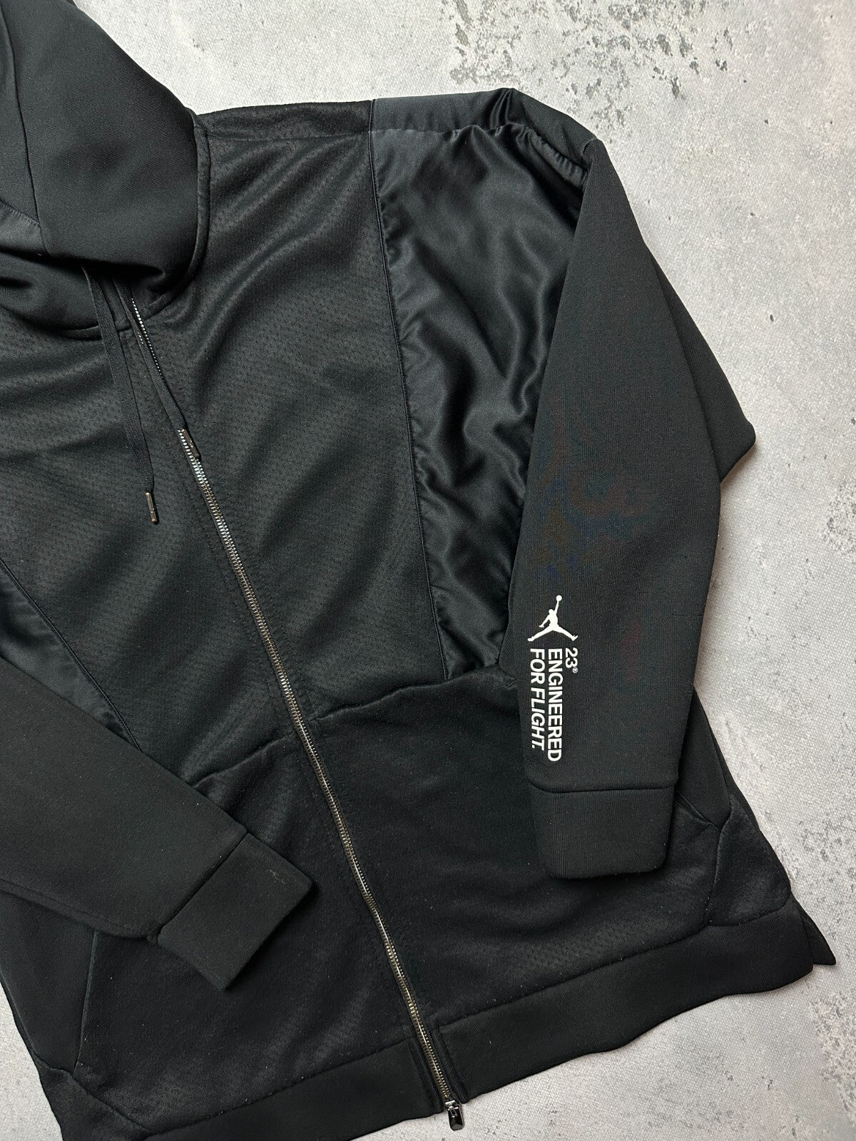 Nike Jordan Jumpman 23E Logo Zip-Up Hoodie NWT y2k Tech Zip