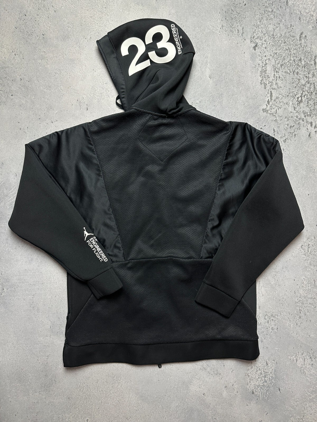 Nike Jordan Jumpman 23E Logo Zip-Up Hoodie NWT y2k Tech Zip