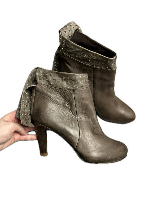 Luis Onofre Heels Leather Boots Rare Italian Item AvantGarde