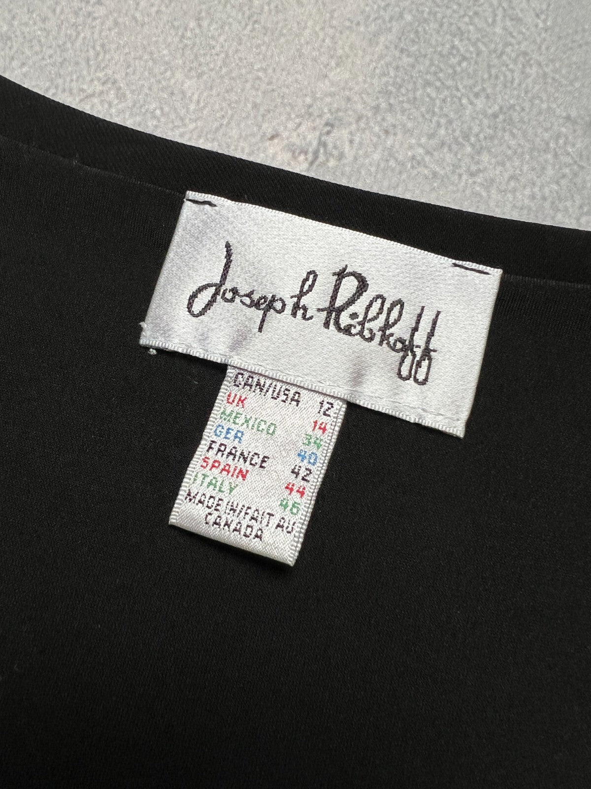 Joseph Ribkoff Colour-Blocked Tunic In Multicolour Vintage
