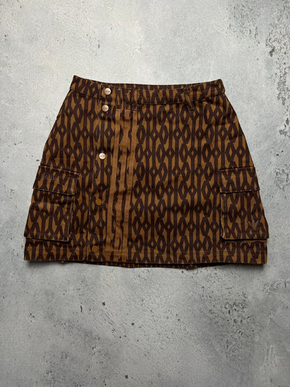 Ivy Park x Adidas Monogram Skirt Wild Brown y2k Rare Item