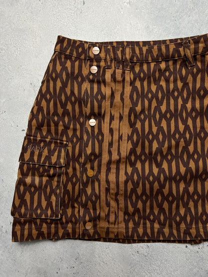 Ivy Park x Adidas Monogram Skirt Wild Brown y2k Rare Item