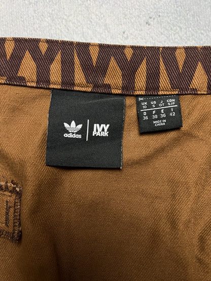 Ivy Park x Adidas Monogram Skirt Wild Brown y2k Rare Item