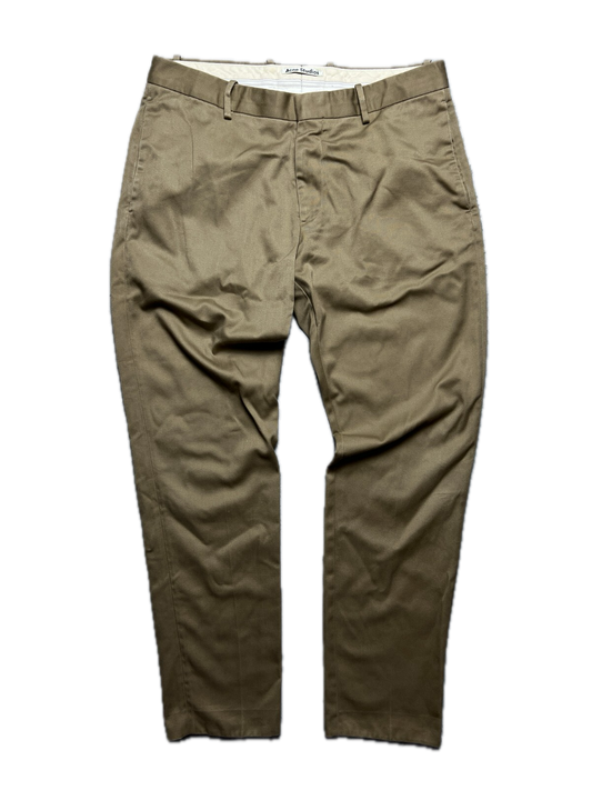Acne Studios Cone Cotton Chino Beige lux Pants size 54