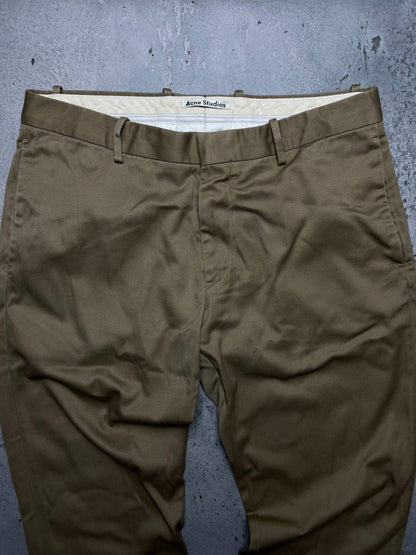 Acne Studios Cone Cotton Chino Beige lux Pants size 54