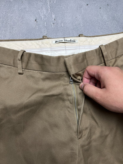 Acne Studios Cone Cotton Chino Beige lux Pants size 54