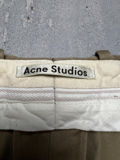 Acne Studios Cone Cotton Chino Beige lux Pants size 54