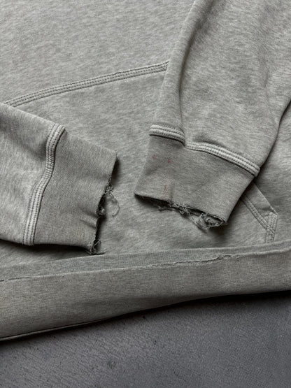 Nike boxy fit vintage hoodie center swoosh logo spellout y2k