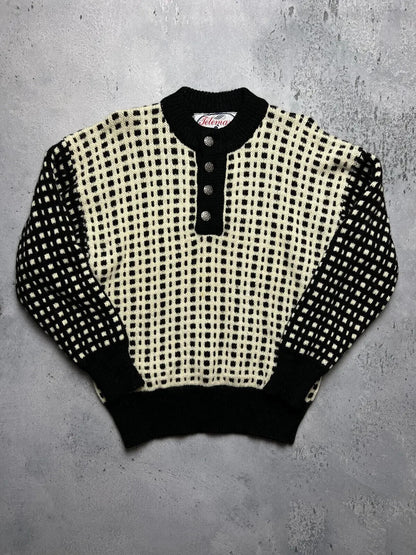 Vintage Telemark 90s Norway Crazy Warm Sweater y2k Rare Wool
