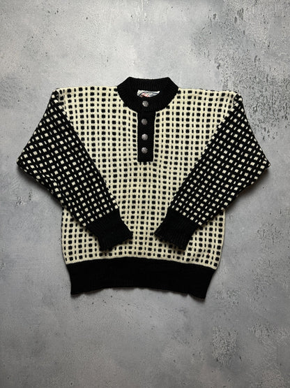 Vintage Telemark 90s Norway Crazy Warm Sweater y2k Rare Wool