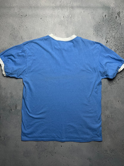 Nike tee Vintage 90s Nike Central Logo Swoosh T-shirt y2k