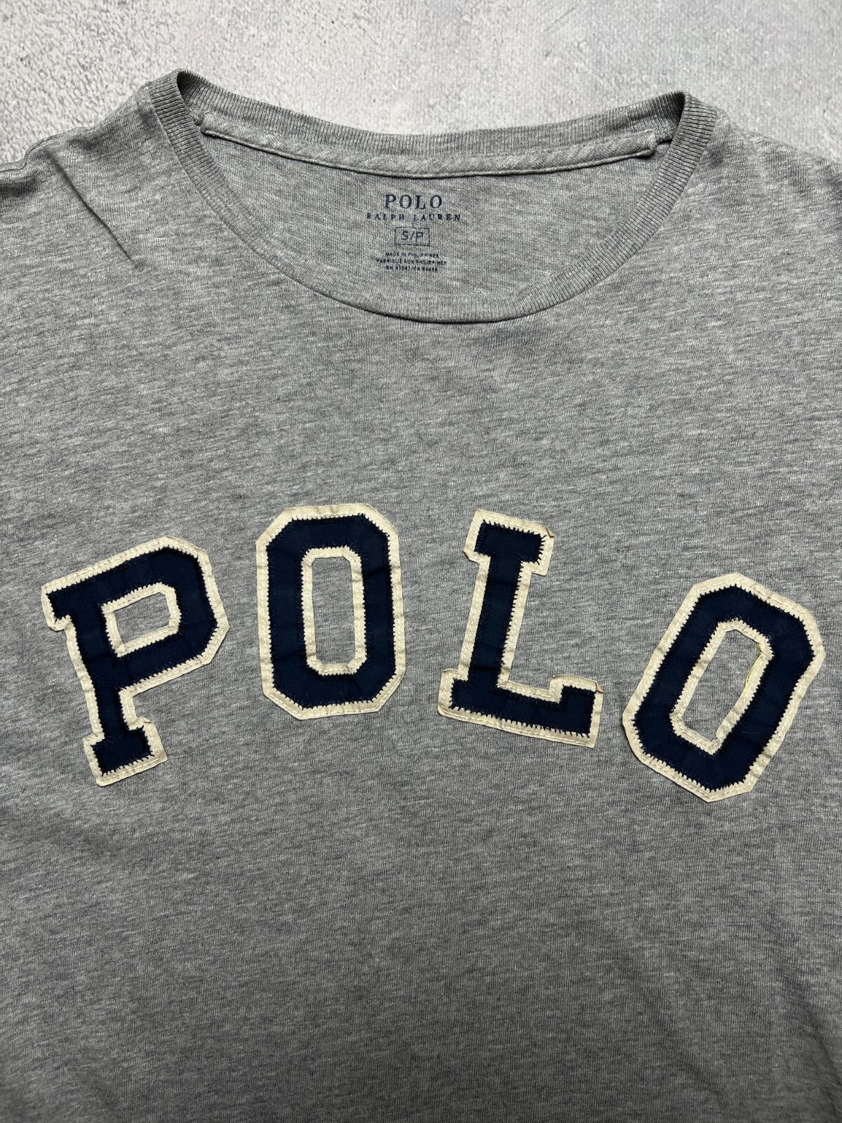 Polo Ralph Lauren Team T-Shirt 00s Vintage Big Logo POLO