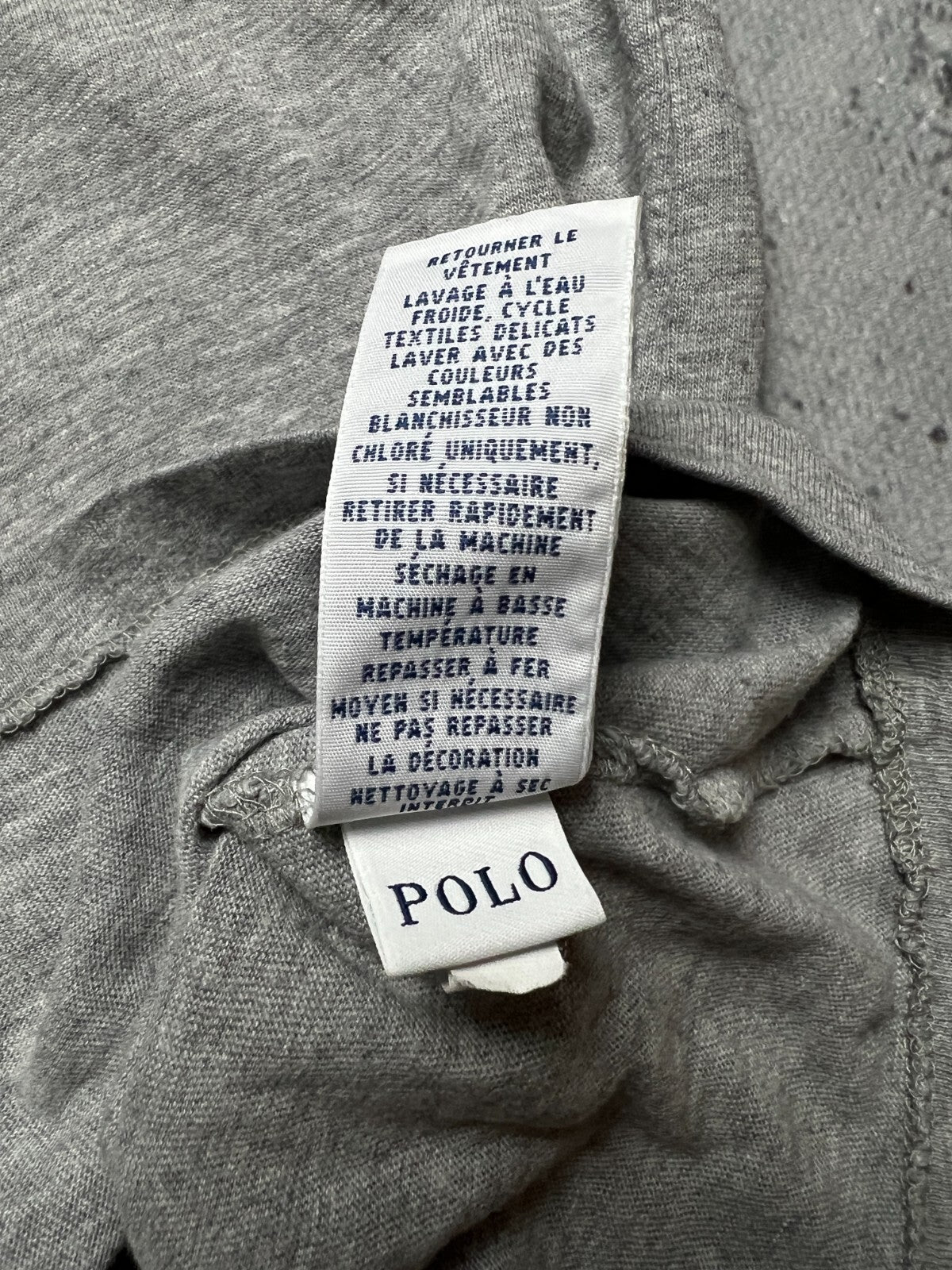 Polo Ralph Lauren Team T-Shirt 00s Vintage Big Logo POLO