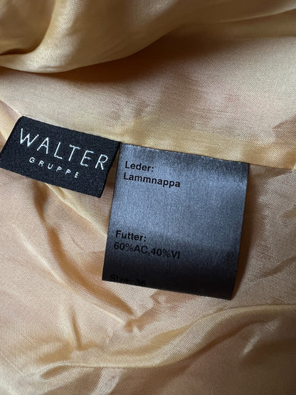 Walter Leder Gruppe Lammnappa Leather Western Biker Jacket