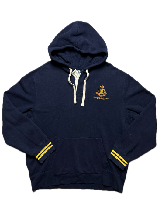 Polo Ralph Lauren 1st Division Logo Vintage Hoodie y2k 90s