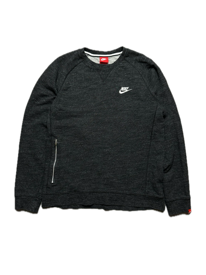 Nike boxy fit vintage crew center swoosh logo spellout y2k