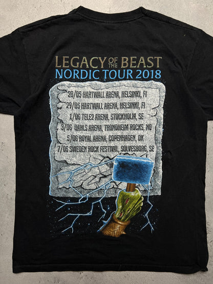 Iron Maiden Legacy Of The Beast Tour Concert Promo Rare Tee