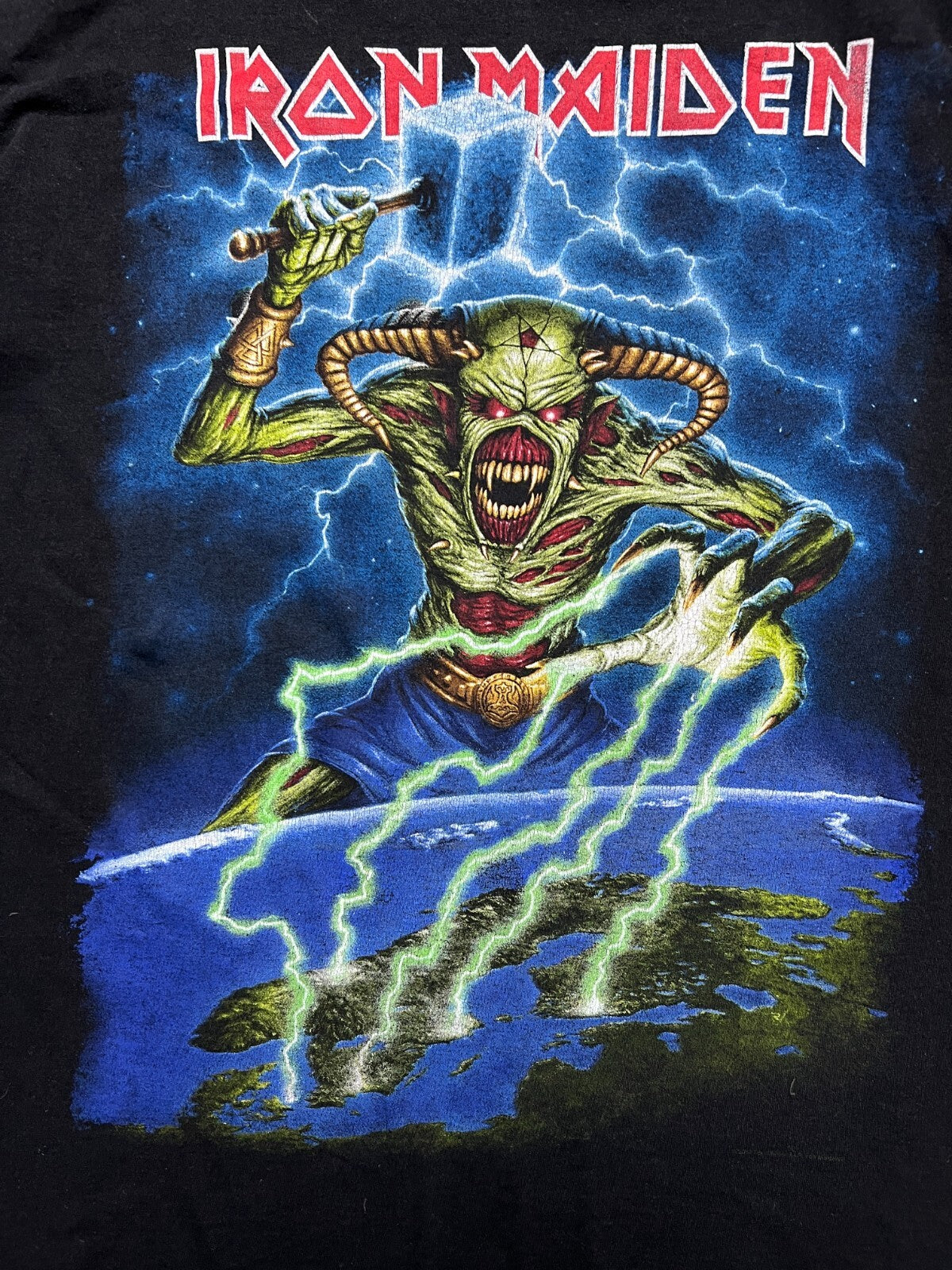 Iron Maiden Legacy Of The Beast Tour Concert Promo Rare Tee