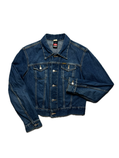 Diesel Vintage Faded Cropped Western Denim Jacket USA y2k 90