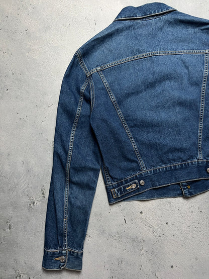 Diesel Vintage Faded Cropped Western Denim Jacket USA y2k 90