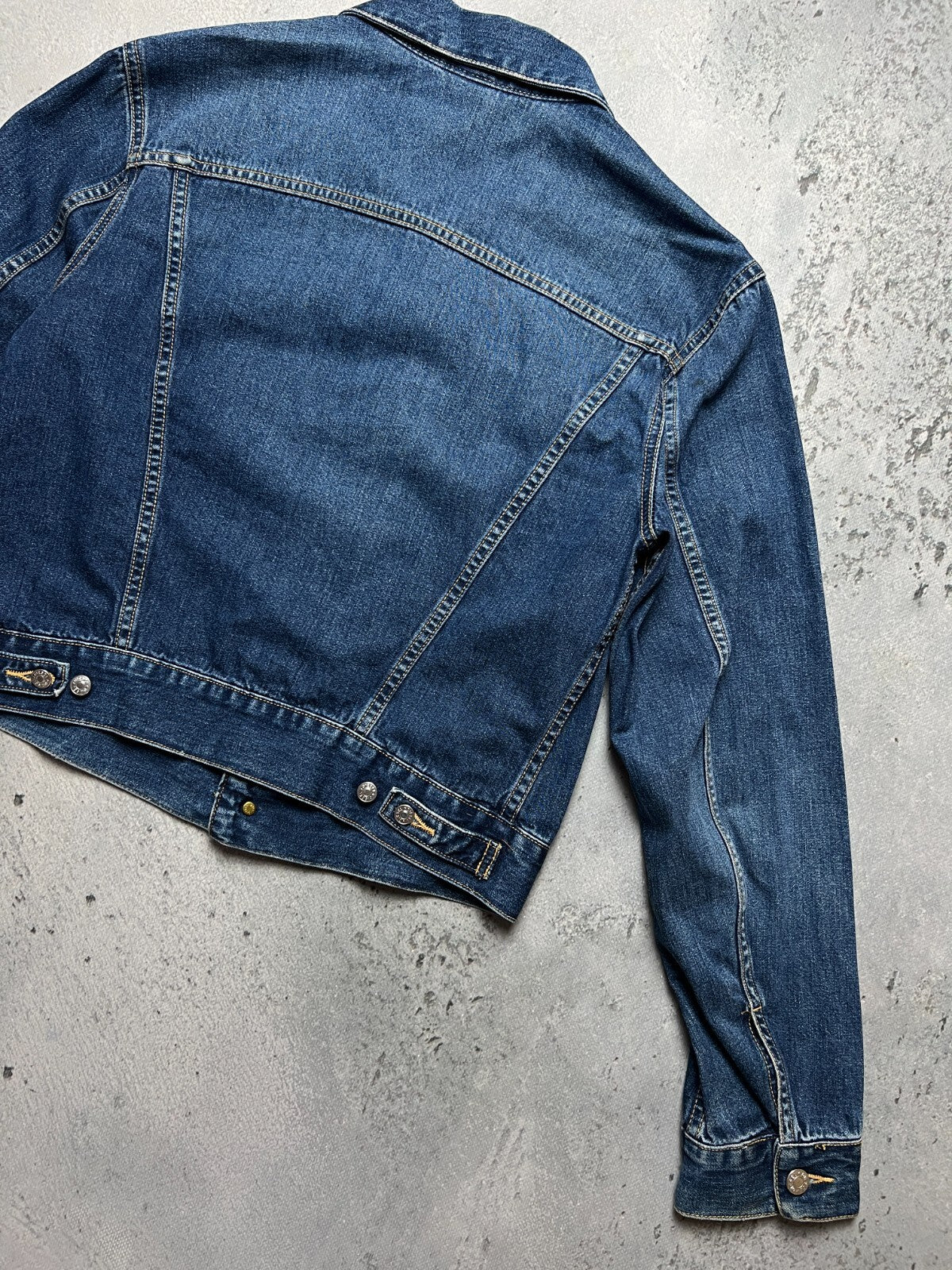 Diesel Vintage Faded Cropped Western Denim Jacket USA y2k 90