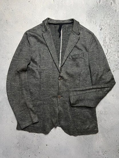 Harris Wharf London Rare Herringbone Linen Cotton Lux Blazer
