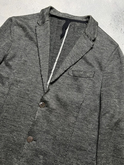 Harris Wharf London Rare Herringbone Linen Cotton Lux Blazer