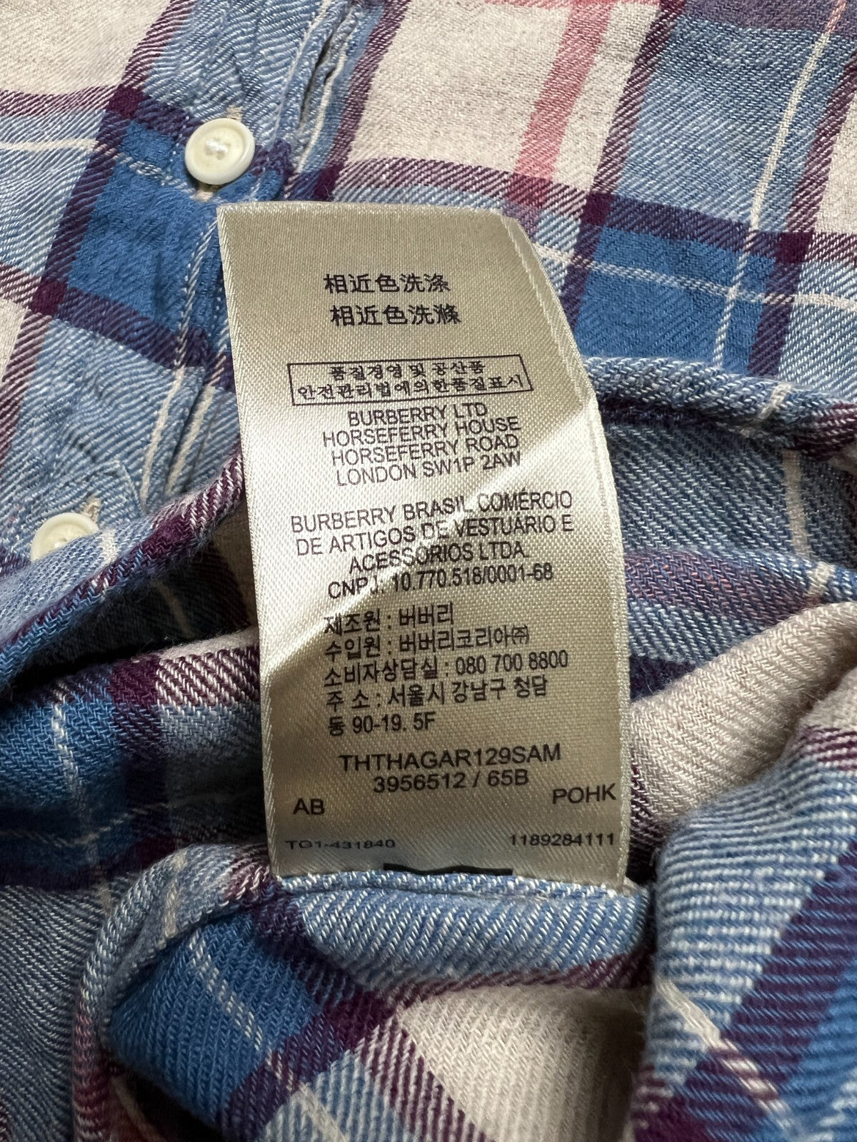 Burberry Brit Nova Check Shirt Blouses Vintage y2k