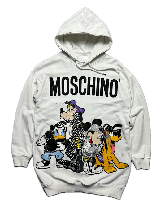 Women’s H&M x Moschino x Disney Long Hooded Dress Rare Lux