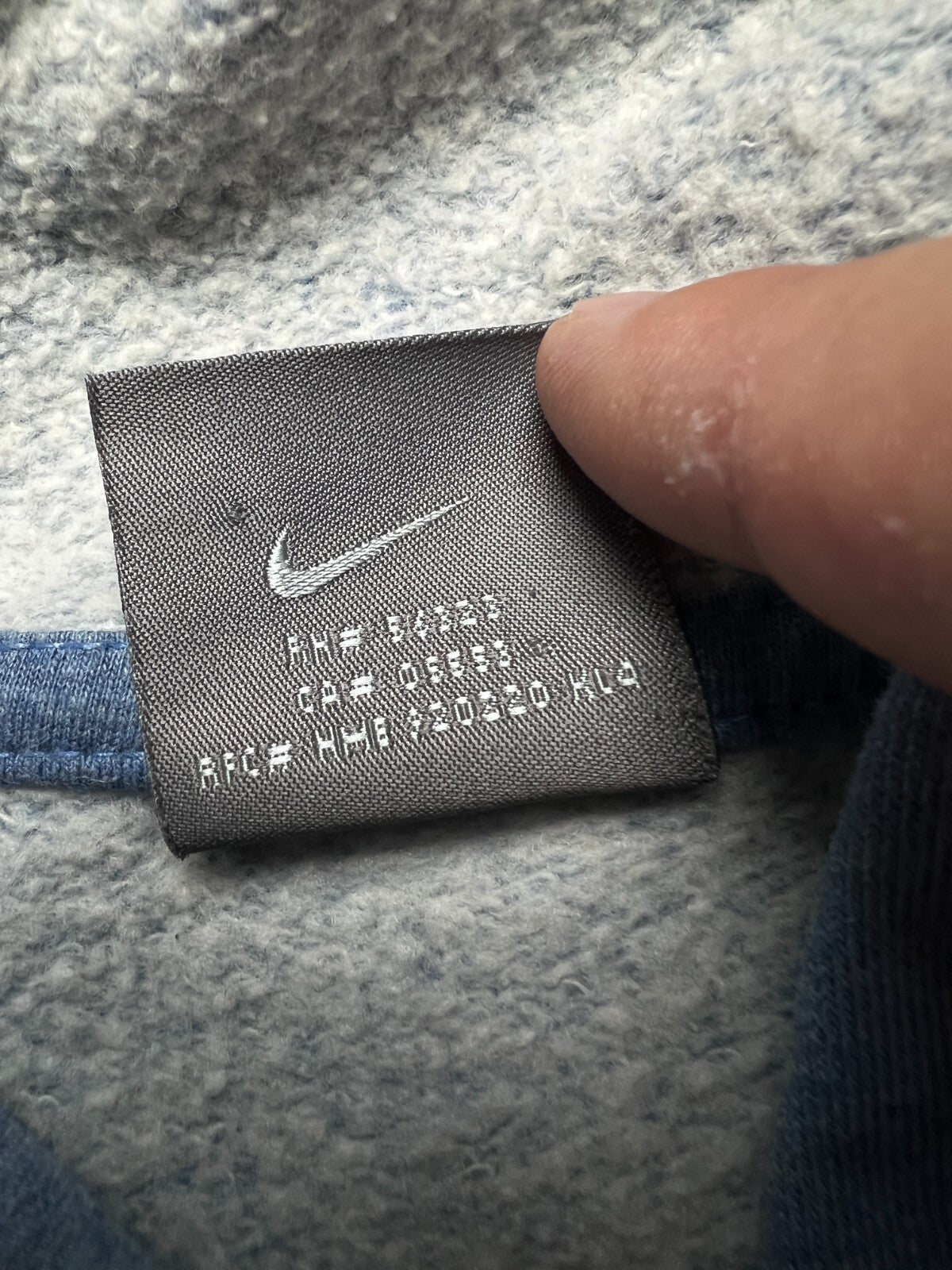 Hoodie Nike Vintage center logo swoosh hype fit Travis Style