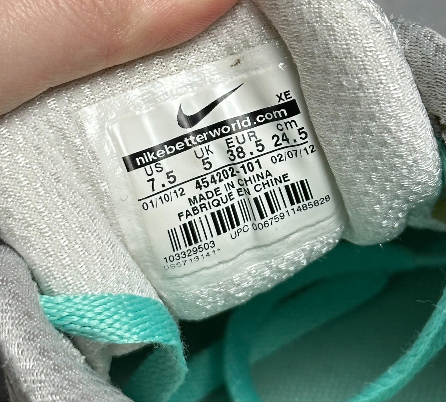 Vintage Nike Air Citius +4 Running Shoes 2012 y2k 00s Hype