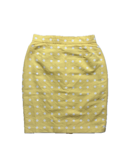 Vintage Polka dot Pencil skirt Escada 90s 80s Rare