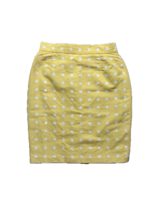 Vintage Polka dot Pencil skirt Escada 90s 80s Rare