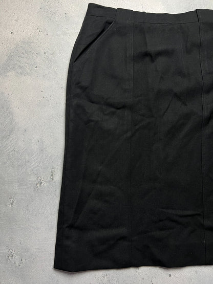 Vintage Celine Paris Women's Midi Skirt Made in France 90s