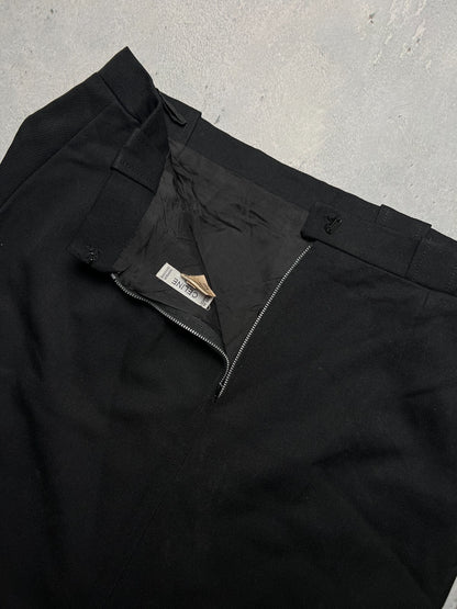 Vintage Celine Paris Women's Midi Skirt Made in France 90s