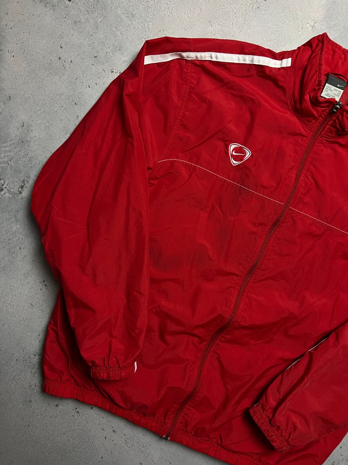 Nike Windbreaker Vintage Logo Track Bomber Jacket Zip-Up USA