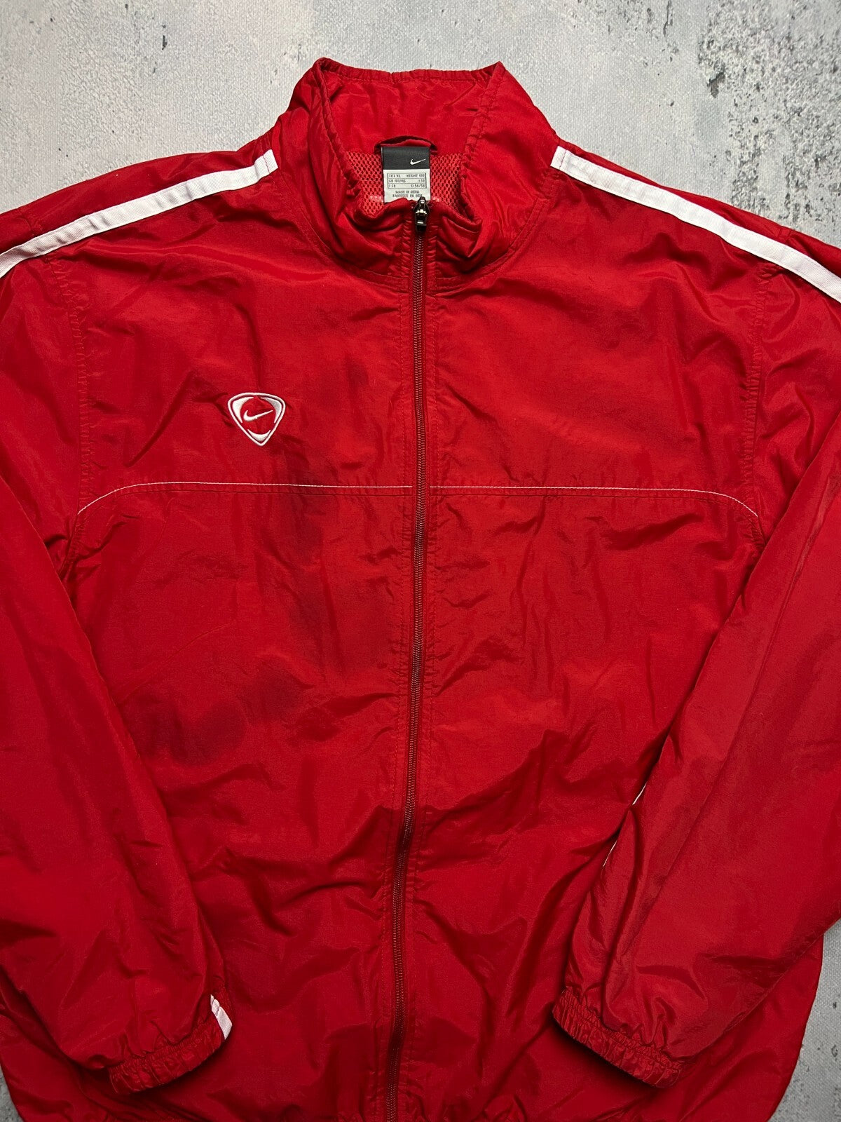 Nike Windbreaker Vintage Logo Track Bomber Jacket Zip-Up USA
