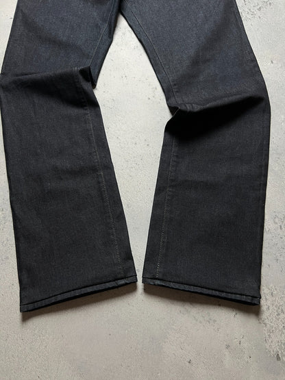 Rare Vintage Trussardi Denim Luxury Dark Blue Archive Jeans