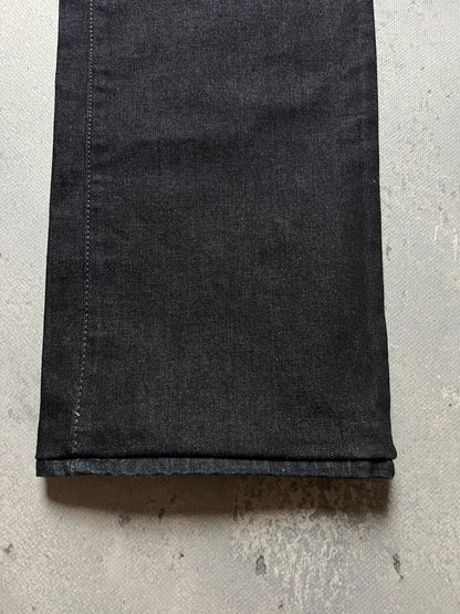 Rare Vintage Trussardi Denim Luxury Dark Blue Archive Jeans