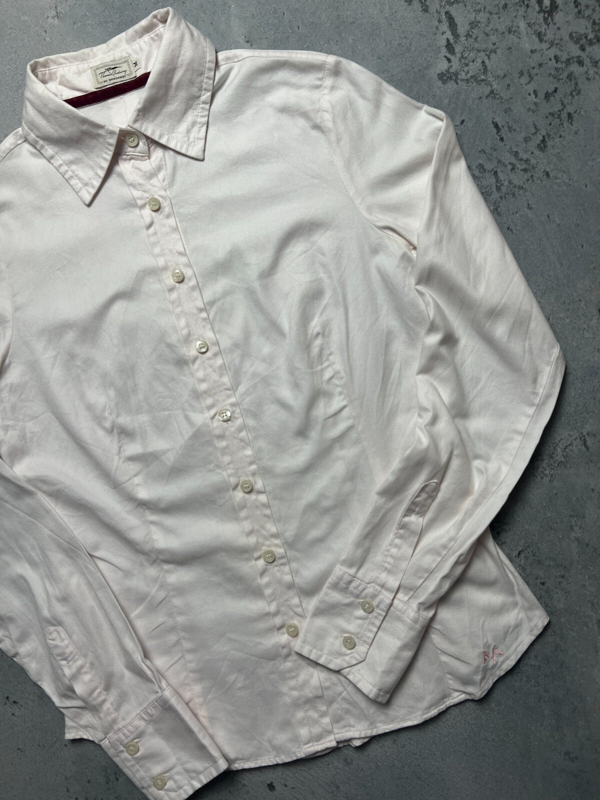Thomas Burberry Vintage Button Up Shirts Rare y2k classic