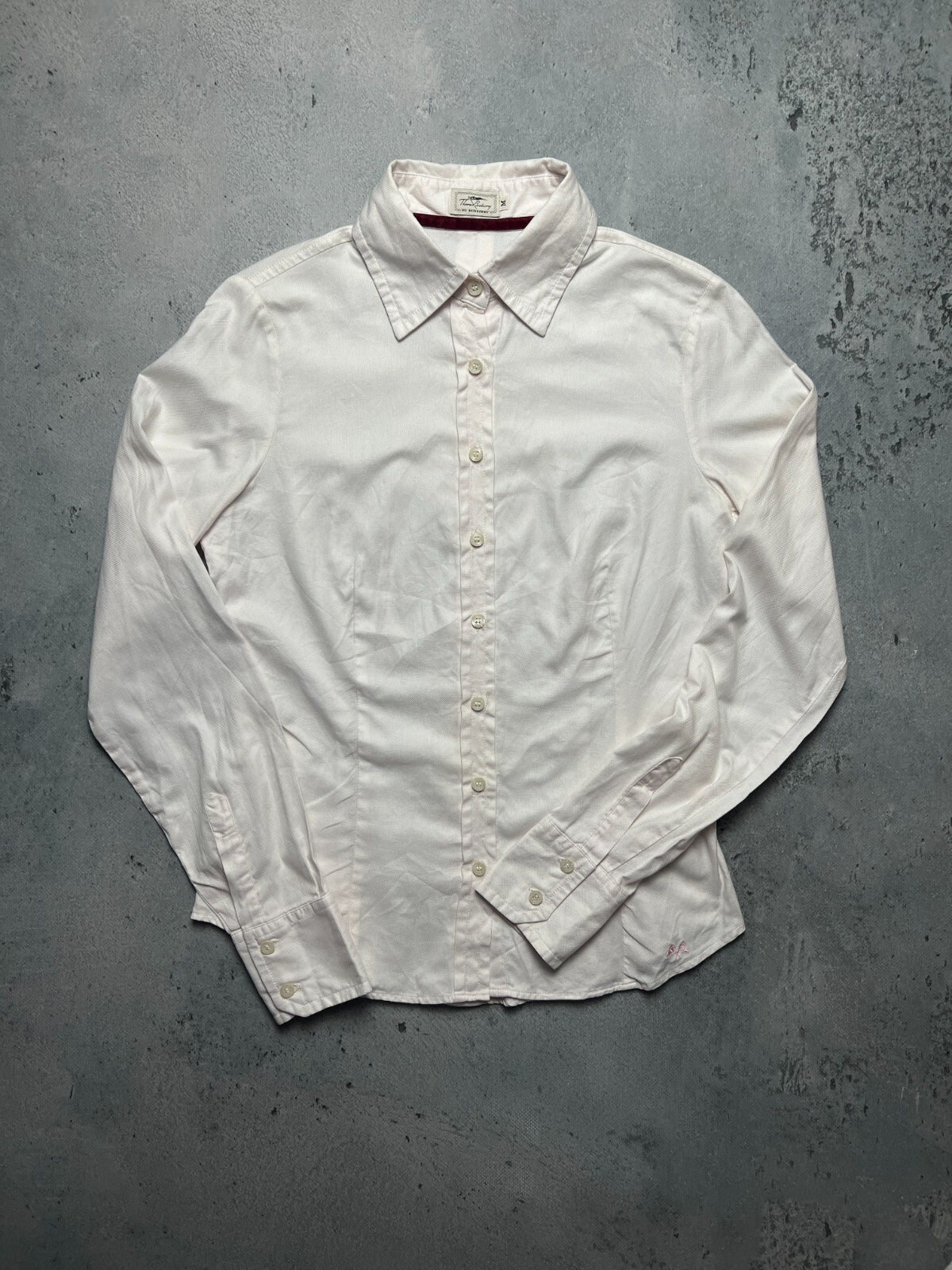 Thomas Burberry Vintage Button Up Shirts Rare y2k classic