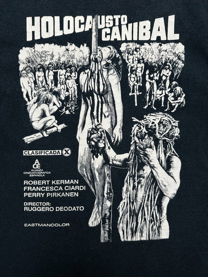 Vintage Cannibal Holocaust Horror Movie Promo T-Shirt Tee